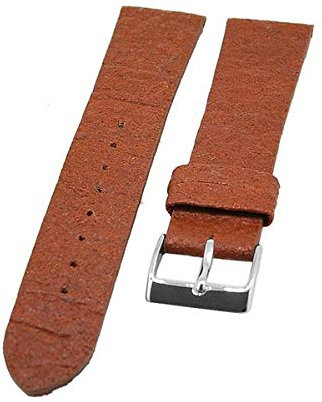 Uhrenarmband aus Ananasfasern VEGAN Hellbraun 20mm