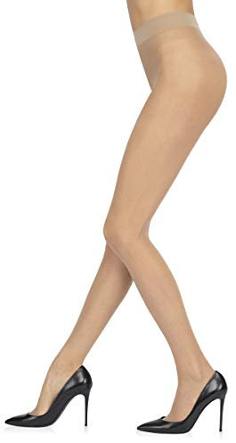 Sarah Borghi Strumpfhose Damen 20 Den aus Lycra, Seidenzwickel und Flachnaht, Damenstrümpfe, Made in Italy