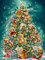 Diamond Painting Set Full Bilder Weihnachtsbaum, Bär, Geschenk, Meecaa 5D Diamant Painting Diamant Malerei mit Zubehör 30x40cm
