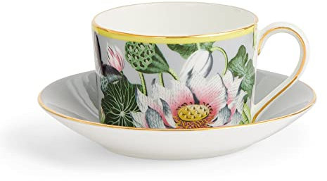Wedgwood Wonderlust Waterlily Teacup & Saucer In Gift Box