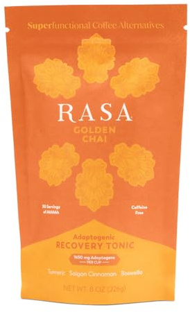 Adaptogenic Recovery Tonic, Golden Chai, 8 oz (226 g), Rasa