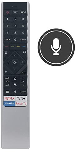 Nuovo ERF6A64 Telecomando di ricambio ERF6A64 TV Telecomando Per HISENSE QLED 4K TV ERF6A64 HT267138 65U8QF 88L5VG Remote Controller