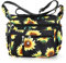HERCMNOY Damen-Umhängetasche, Umhängetasche, Handtasche, mehrere Taschen, Nylon, Kuriertasche, Sonnenblumen, Exterior Dimensions: 11 L x 8.27 H x 4.33 D