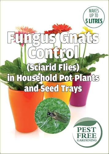 Pest Free Gardening Sciarid Fly Nematodes Fungus Gnat Compost Fly Organic Natural Killer Treatment (100sqm)