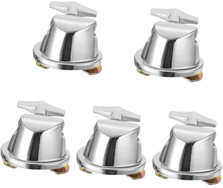 Toyvian 5stücke Floor Tom Leg Clamp Verchromtem Einstellbare Trommelbein-halterung Für Percussion-instrumente Für Tom Drum Kits Langlebig Und Leicht Zu Montieren