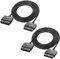 MEIRIYFA Cavo di prolunga per controller PS2, cavo di prolunga da 1,8 m, compatibile con controller cablato per console di gioco Playstation 2 PS2, confezione da 2