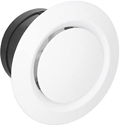 Adjustable Air Vent ABS Wall Mounted Vent for Bathroom Library – Efficient & Space Saving (6 Inch)