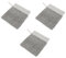 TOVINANNA 3 Pièces de bain de gommage pour le visage mitaines faire la vaisselle exfoliating glove eponge de bain nettoyage des exfoliants de nettoyage du corps lin