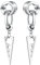 Hoisy Tunnel 10mm mit Anhänger Flesh Tunnel 10mm Silber Ohr Plug Titan Expander Piercing Schmuck (00G)