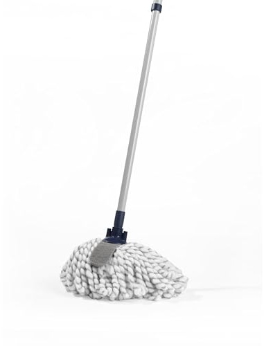 Beldray Deep Clean Scourer Mop With Non-Abrasive Pad | Microfibre Refill Head Included, Extendable Handle Up To 120cm, For Laminate Wood Or Tile Floors, Lightweight Design