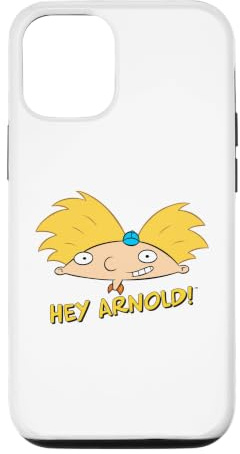 Hülle für iPhone 12/12 Pro Arnolds Kopf mit Text „Hey Arnold!“