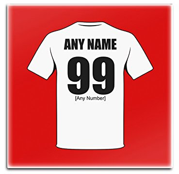 Personalised Gift - Port Vale Square Glass Coaster (Football Club Design Theme, Colour Options) - Any Name/Message on Your Unique Mat Pad - The Valiants Vale Valeites