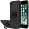 SORAKA Case for iPhone 6 Plus with Ring Holder Soft TPU Slim Fit Case iPhone 6S Plus Case with Metal Plate for Magnetic Car Phone Holder Black