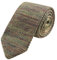 WANYING Herren 7cm Schmale Strickkrawatte Gestrickte Narrow Krawatte Retro Sporty Casual Büro Basic für Gentleman - Gemischt Gelb