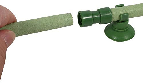 Tbest Aquarium Bubble Wall,Aquarium Luftstein Rohr,Aquarium Luft Stein Blase Wandrohr Multi Größen Aquarium Fisch Tank Luftstein Rohr Air Stone Tube Belüftungsrohr(2#)