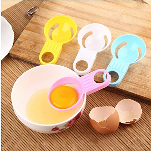 Oulensy 1Pc Kreative Farbe Shorthanded-Eiweiß-Separator-Ei-Verarbeitung Egg Spender Küchen-Backen-Werkzeug Küchenzubehör