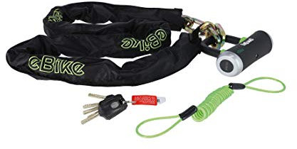 CANDADO CADENA ONGUARD MASTIFF 180cm 10mm NEGR/VER