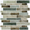 LONGKING Self-Adhesive Kitchen Backsplash, Marble Look Decorative Tiles (10 Tiles)