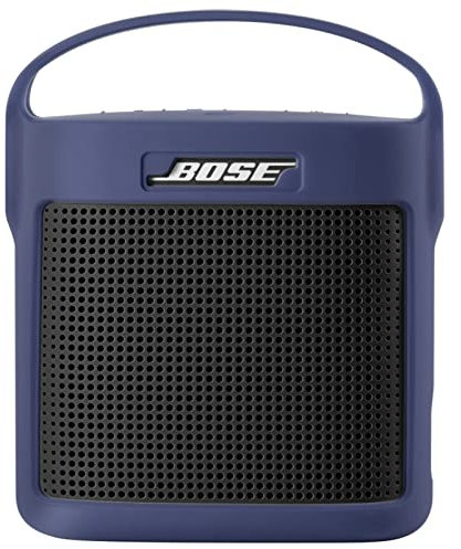 TXEsign Coque en silicone compatible avec haut-parleur Bose SoundLink Color II - Étui de transport avec poignée - Bleu nuit
