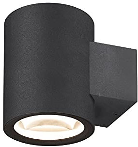 SLV Wandaufbauleuchte OCULUS UP/DOWN WL / Wand-Beleuchtung innen, LED Spot, Aufbau-Leuchte, Wandaufbauleuchte, Wandstrahler / 15.0W 1110lm schwarz dimmbar, 1004670