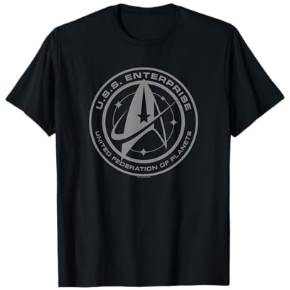 Star Trek: Discovery Enterprise Crest T-Shirt