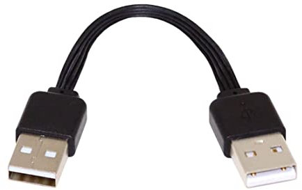chenyang CY USB 2.0 Type-A maschio a USB 2.0 Type-A maschio piatto sottile FPC cavo dati per disco rigido FPV e telefono 13 cm