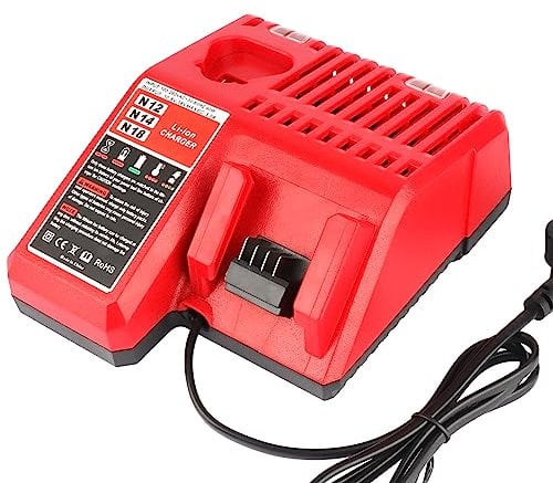 Waitley M12 & M18 Carica batteria rapido Li-ion per Milwaukee 12V-18V