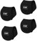 Fenteer 4X Rollentasche, Rollenschutztasche,Angelrolle Tasche, Neopren Rollenschutz,XL