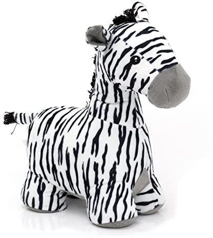 Carousel Home Novelty Animal Doorstop Fabric Door Stop | Wildlife Safari Jungle Animal Door Stop | Decorative Weighted Animal Door Stopper - Zebra