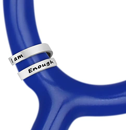 Stethoskop Namensschilder Personalisierte, OXYEFEI Silber Zubehör Stethoskop Label Personalisiert ID Tag Danke Geschenke Graduation für Krankenschwestern Arzt Medizinische Assistentin