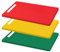 AEX Large BPA Free Chopping Board - Fruit & Vegetables - Multicolour Rectangle Plastic Cutting Board