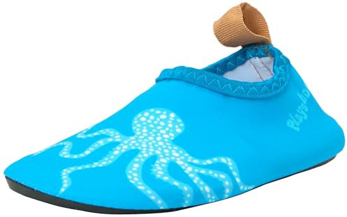 Playshoes Barfuß-Schuhe Unisex Kinder Wassersportschuh, Meerestiere, 18/19 EU