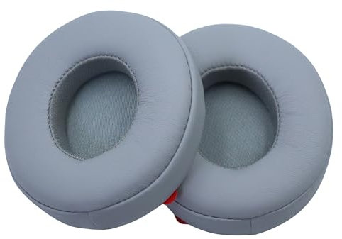 Replacement Ear Pads Compatible with Beats by Dre Solo3/Solo2 Wired/Wireless A1796/B0534 Headphones Ear Pads (Gray)