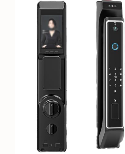 KCUZO Smart Door Lock with Monitoring Fingerprint Lock, Fully Automatic for Household Use