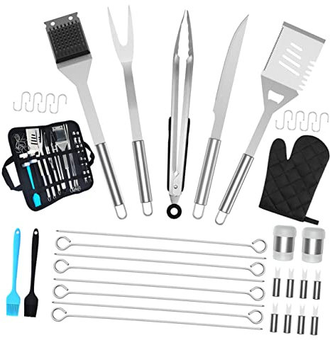 1 Set Da 35 Pezzi bbqtools grigliate all'aperto forniture per barbecue all'aperto barbecue professionali barbeque portatile kit bbq pratico kit barbecue Strumenti per barbecue pp Alipis