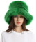 JAWSEU Bucket Hat Winter Kunstpelz Fischerhut Damen Fell Wintermütze Wolle Anglerhut Warmer Fischermütze Lässiger Winter Flauschiger Warmer Hut Wollmütze Mädchen Damen Wintermütze Bucket Hüte