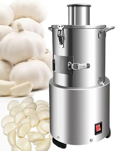 KJZHFOZ Stainless Steel Garlic Peeler Machine, 77.16lbs/h Automatic Garlic Peeling Machine, Electric Garlic Peeler Slicers Peel Machine,220V (220v)