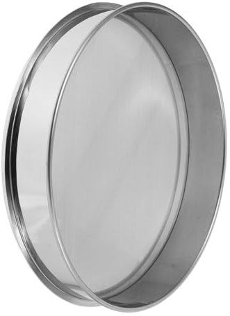 PHENOFICE Edelstahl Kräutersieb Mit Mesh Feinem Stapelbarem Pollen Harz-sieb Zur Exakten Kräuter Harzpulver-siebung Robustes Metall Silberfarben Platzsparend Verstaubar