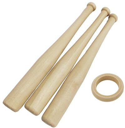 YHAILI Baseball-Ständer, Baseball-Halterung für Baseball-Display, Holz, Baseballschläger, Ständer für den Tisch
