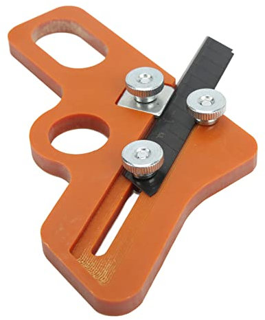 Culnflun -Kanten Streifenschneider, 8mm -Bandenbogenbogen -Trimmblatt Holzbearbeitungsmesser, Handplanerschneider mit reversibler Klinge für PVC -Melaminholz -Furnier -Ecken (Einzelne Verwendung)