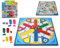 Genérico Parchis y Oca/Juego de Mesa 2 a 6 Jugadores/Juego Tradicional para Niños y Adultos/Reversible 2 en 1 Ambas Caras
