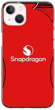 Man U 2025/26 Home Football Shirt Hard Silicone Rubber Phone Case Cover for iPhone 7 8 XR 11 12 13 14 15 16 SE (iPhone 11)