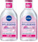 NIVEA Pflegendes Mizellenwasser, Gesichtswasser für trockene Haut mit Mandelöl und Aminosäuren Komplex, feuchtigkeitsspendendes Mizellen Reinigungswasser, sanfte Gesichtsreinigung (400 ml)