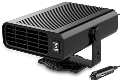 LIAVOP Auto Heizung 12V – 2-in-1 Auto Heizlüfter & Kühlung Car Defroster, Schnelle Heizung in 5s, 360° Drehbar, Tragbare 12V 200W Heizung Auto für Windschutzscheibe Enteisen & Entfrosten