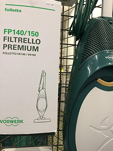 CAREservice Sacchetti Aspirapolvere Folletto VK140/150 FP140/150, 6 Unità con Filtro HEPA, Compatibili con Folletto VK140, VK150, FP140
