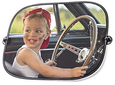 Parasol para coche personalizado con tu foto - pack de 2 unidades