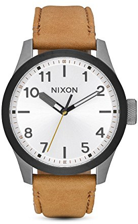 Nixon Unisex ErwachseneArmbanduhr Analog Quarz Leder A975-2741-00