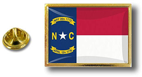 Akachafactory pins pin Badge pin's Metal Drapeau Etats USA Caroline du Nord