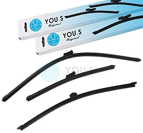 YOU.S SCHEIBENWISCHER SET VORNE + HINTEN 650 + 400 + 330 mm (3 Stück)