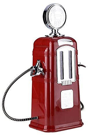 1000cc Doppelpistolen Flüssigkeitspumpe Tankstelle Bier Dispenser Alkohol Flüssiges Alkoholfreies Getränk Getränkespender Maschine Bar Butler Werkzeuge(rot)